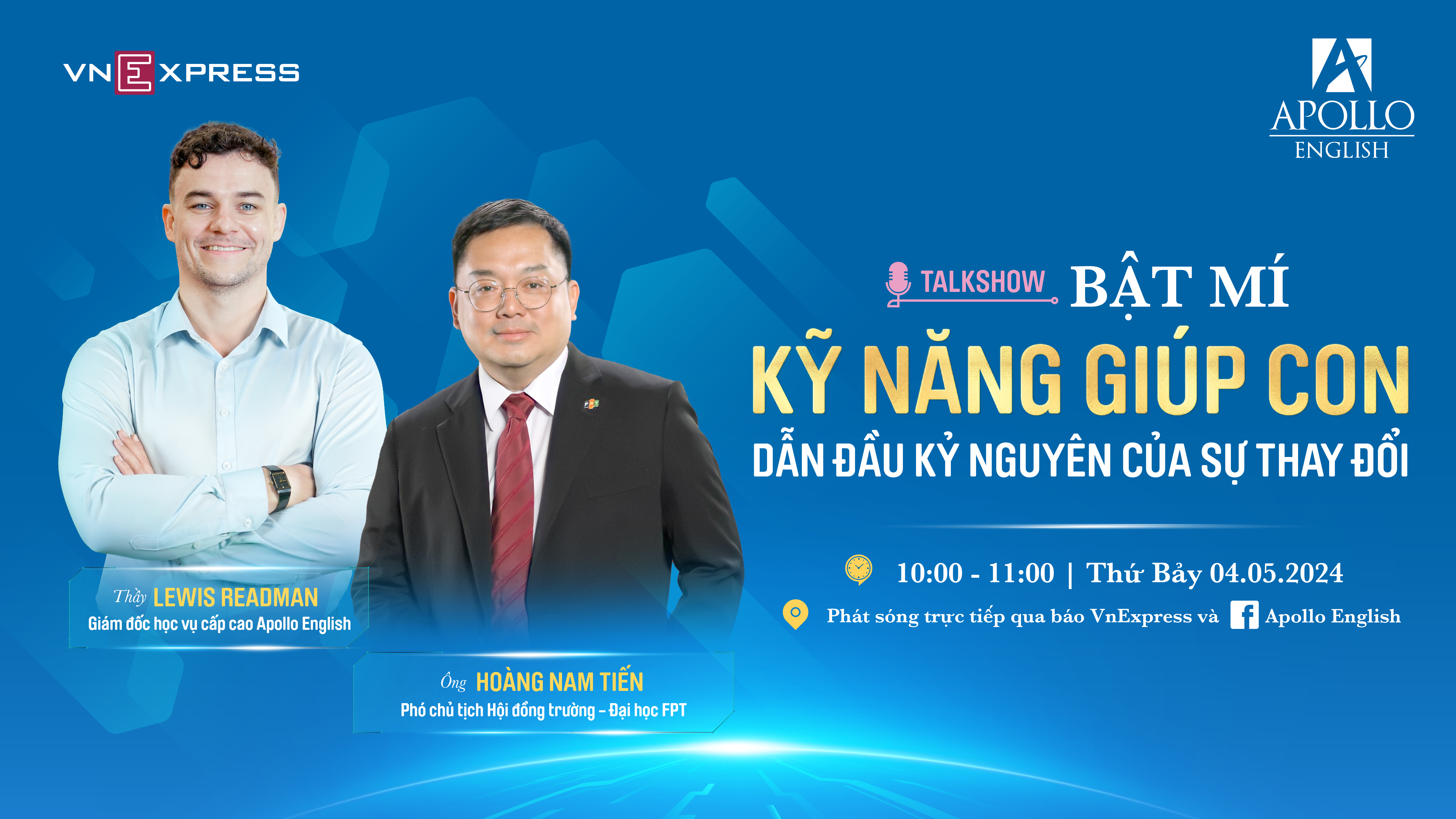 Talkshow: Bật mí kỹ năng cho con dẫn đầu kỷ nguyên của sự thay đổi